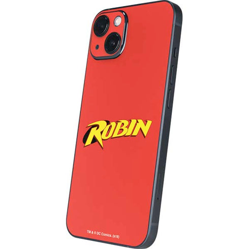DC Comics Robin Official Logo iPhone 14 Plus Skin